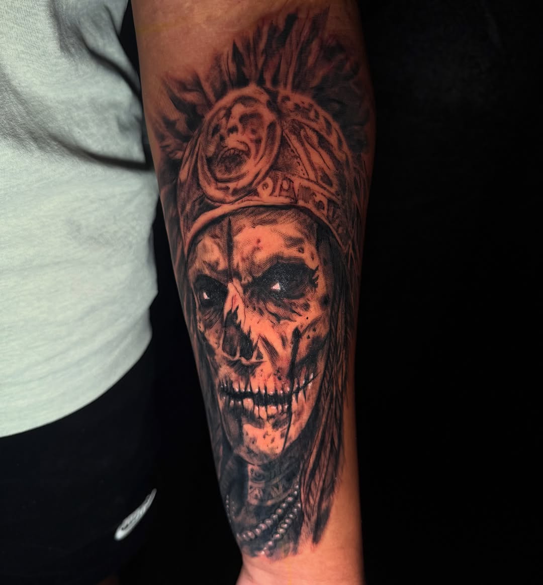 Tattoo by @skunk_punk_ink — realism, dark_realism