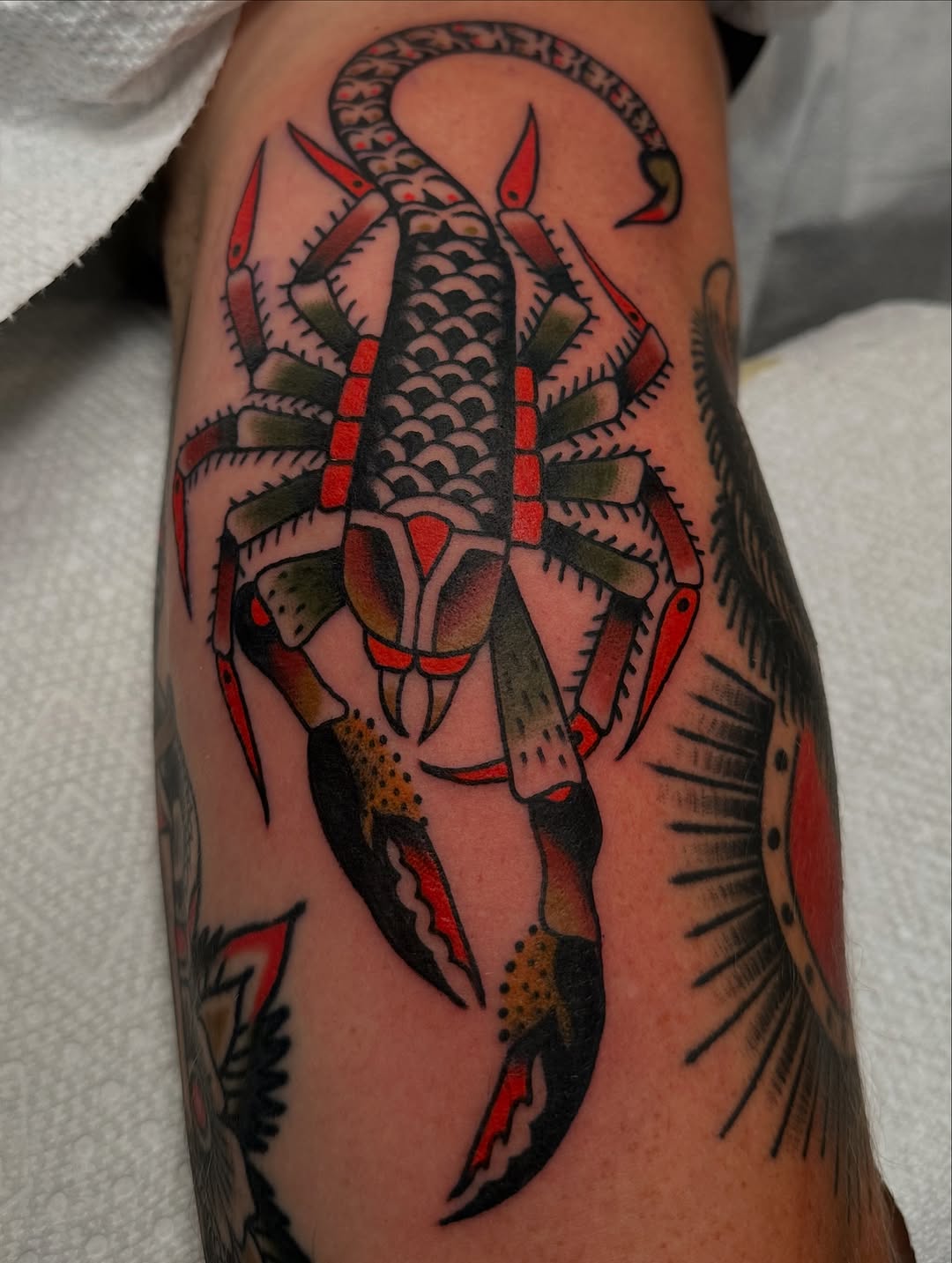 Tattoo by @lingerfeldtx — american_traditional, illustrative