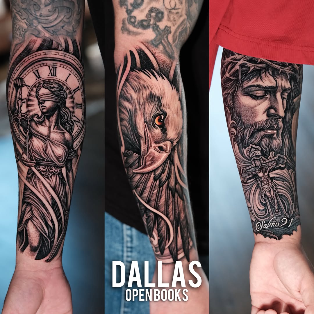 Tattoo by @jackitsforever — realism, black_and_grey