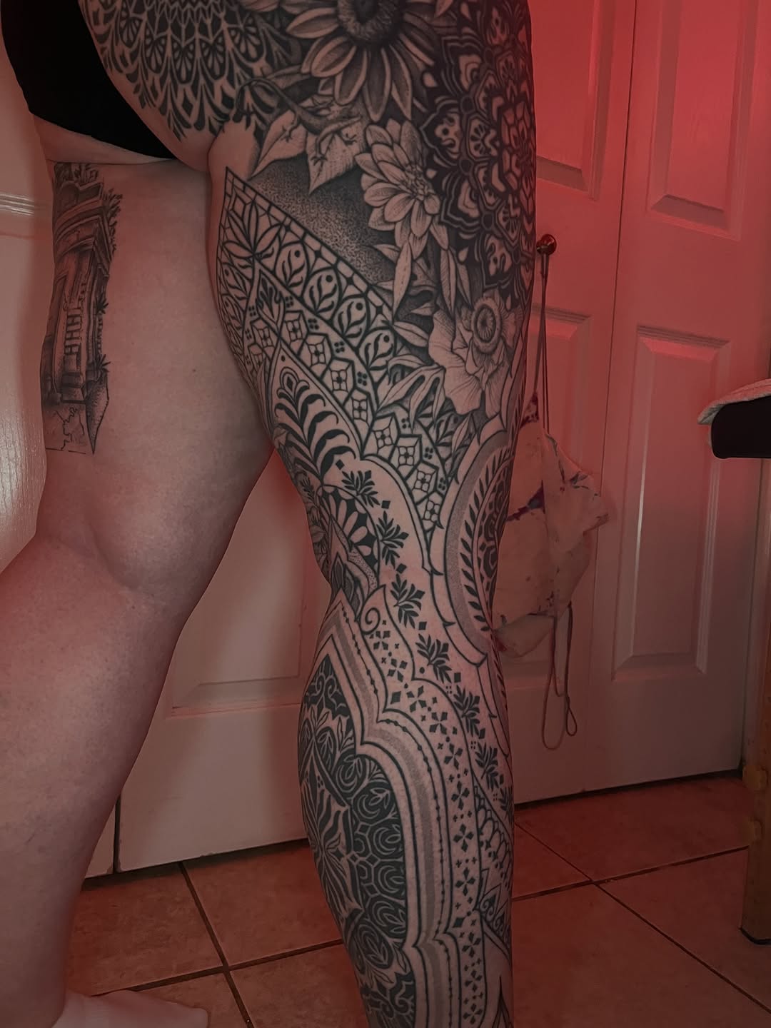Tattoo by @natasha_schmidt_art — blackwork, geometric
