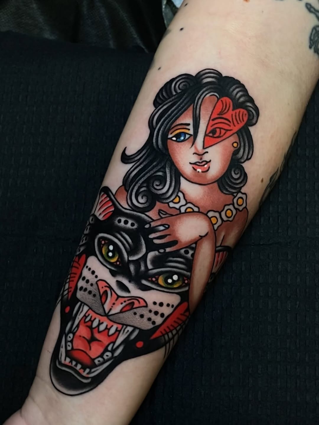 Tattoo by @justinmitchelltattoos — american_traditional, illustrative