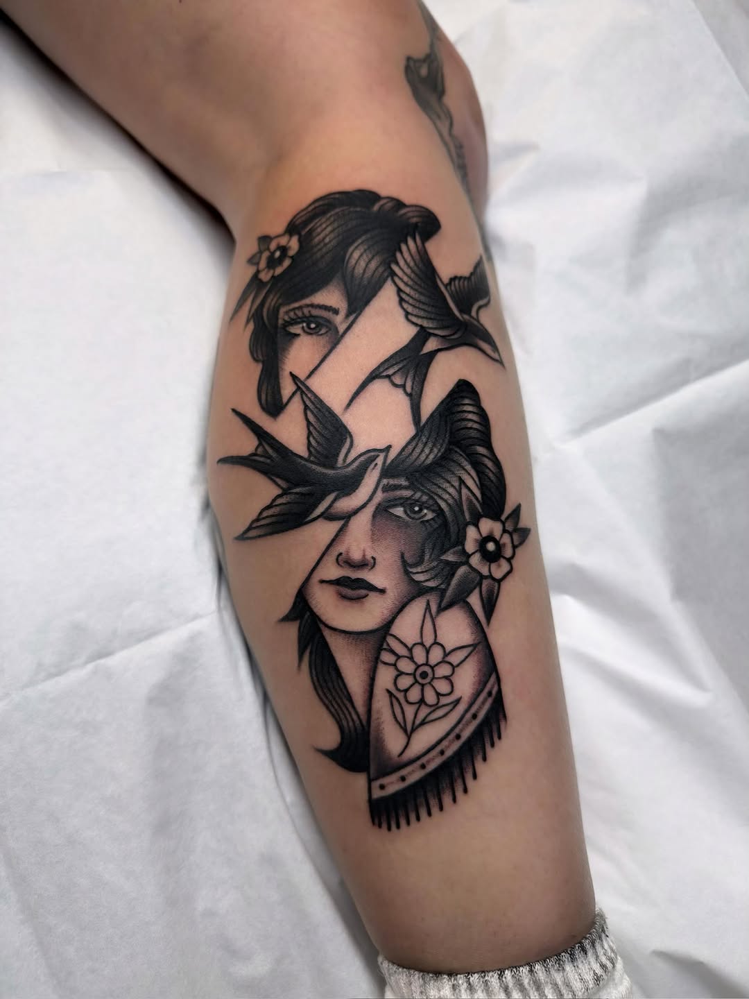 Tattoo by @travstattoos — american_traditional, illustrative