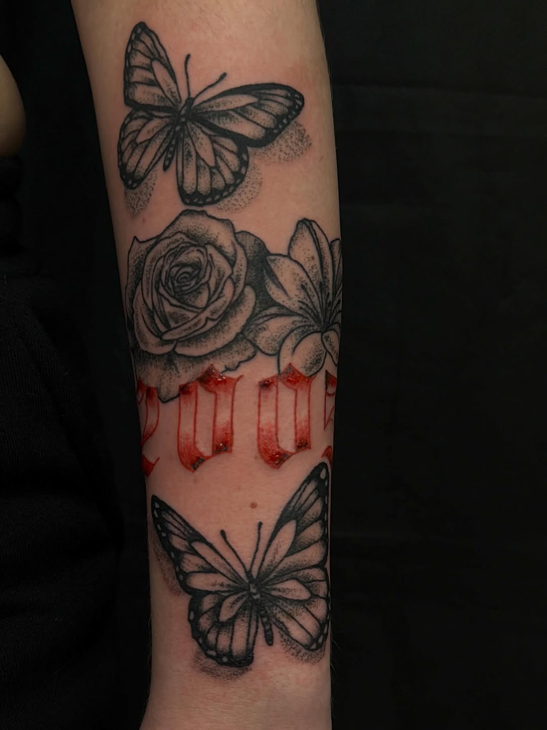 Tattoo by @corteztattoozz — black_and_grey