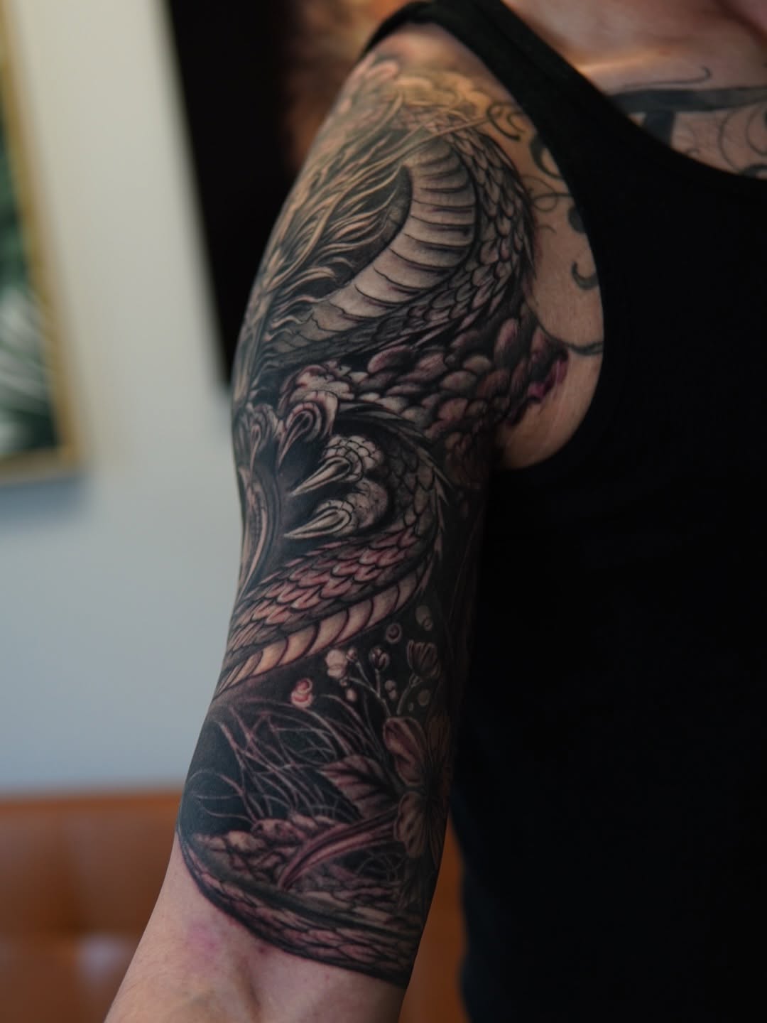 Tattoo by @tattooforero — japanese_irezumi, black_and_grey