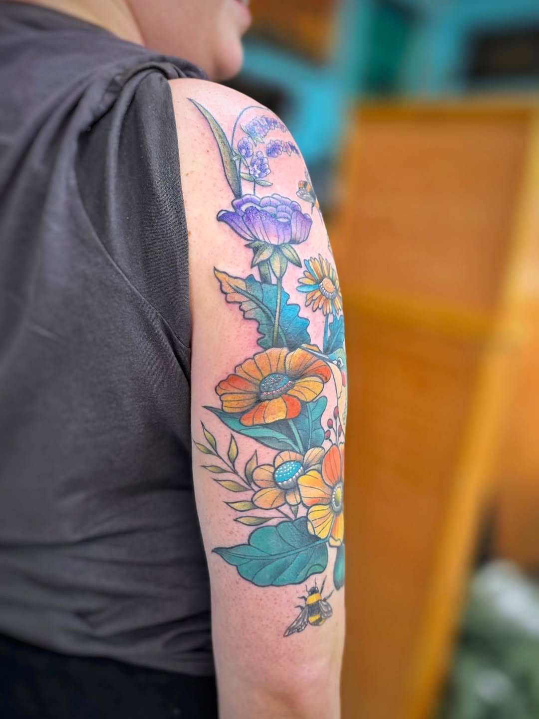 Tattoo by @jordanna_pearl — watercolor, illustrative