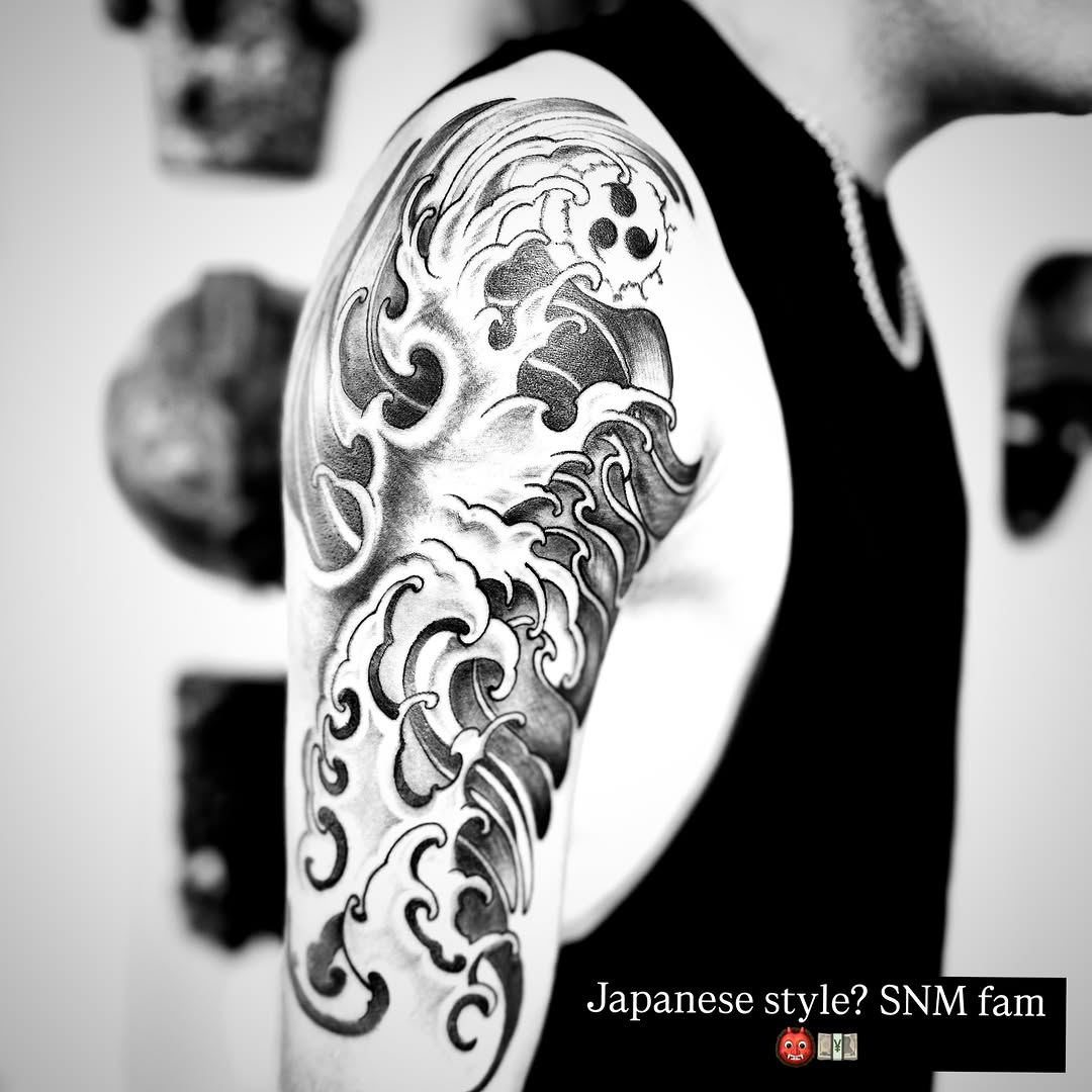 Tattoo by @j_c_tattoos — japanese_irezumi, black_and_grey