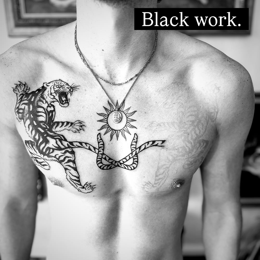Tattoo by @j_c_tattoos — blackwork, illustrative