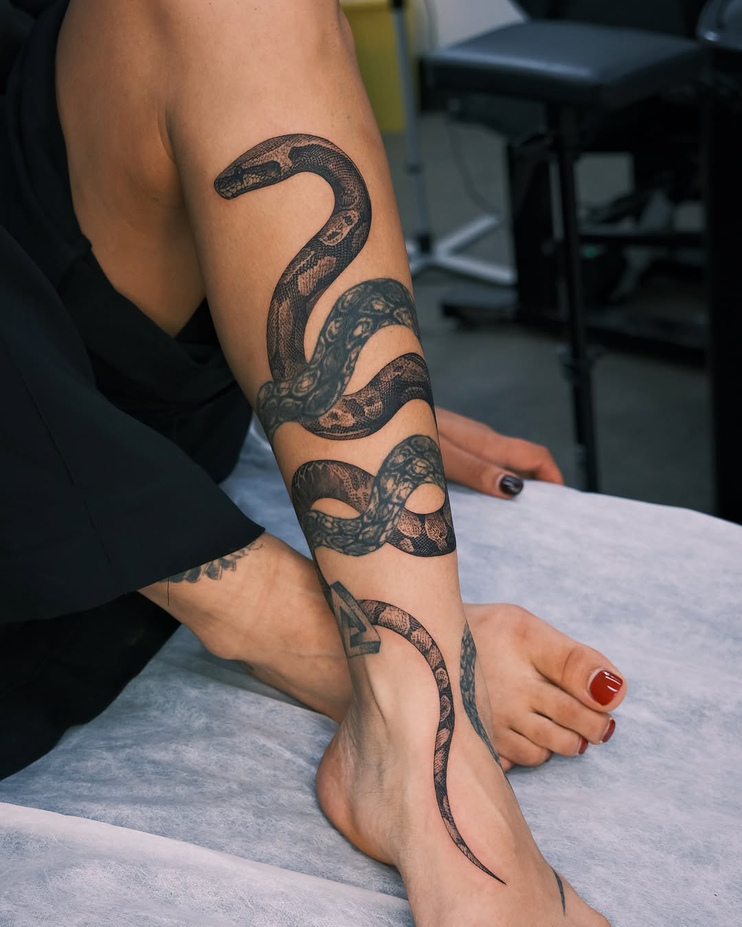 Tattoo by @choseung.ink — realism, black_and_grey
