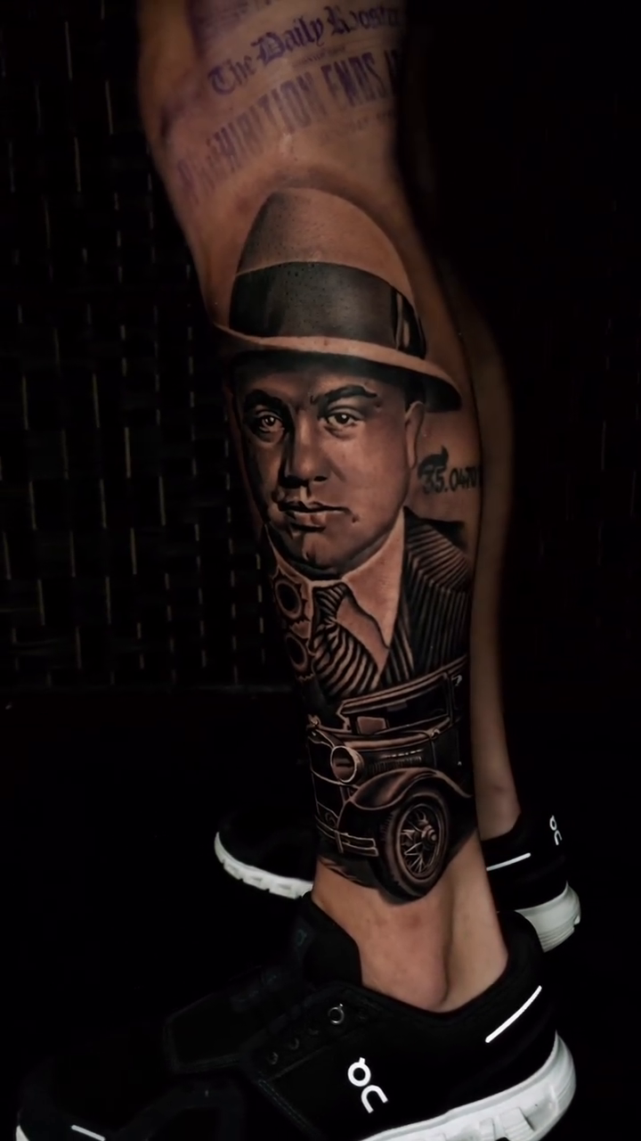 Tattoo by @tattoosbymikebrownlee — realism, chicano