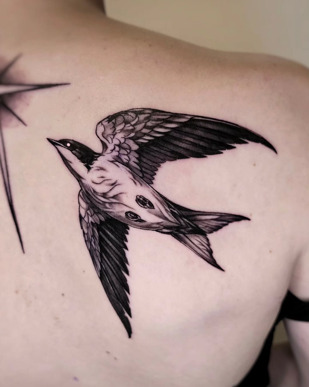 Tattoo by @zombrietattoos — black_and_grey, illustrative