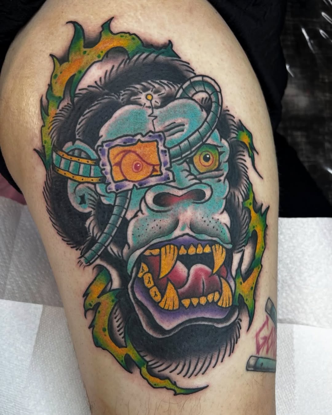 Tattoo by @levigunn_tattoos — new_school, neo_traditional