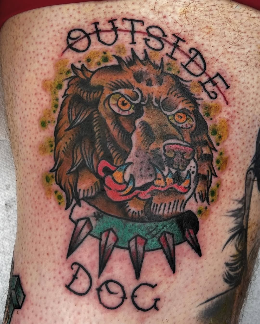 Tattoo by @levigunn_tattoos — american_traditional, lettering_script
