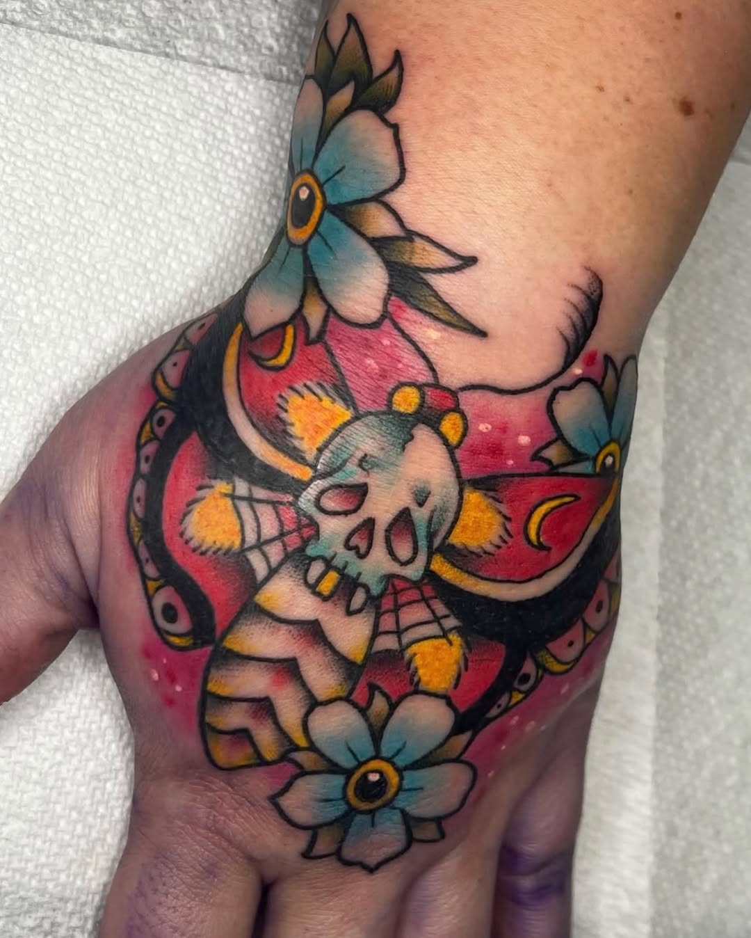 Tattoo by @levigunn_tattoos — american_traditional, neo_traditional