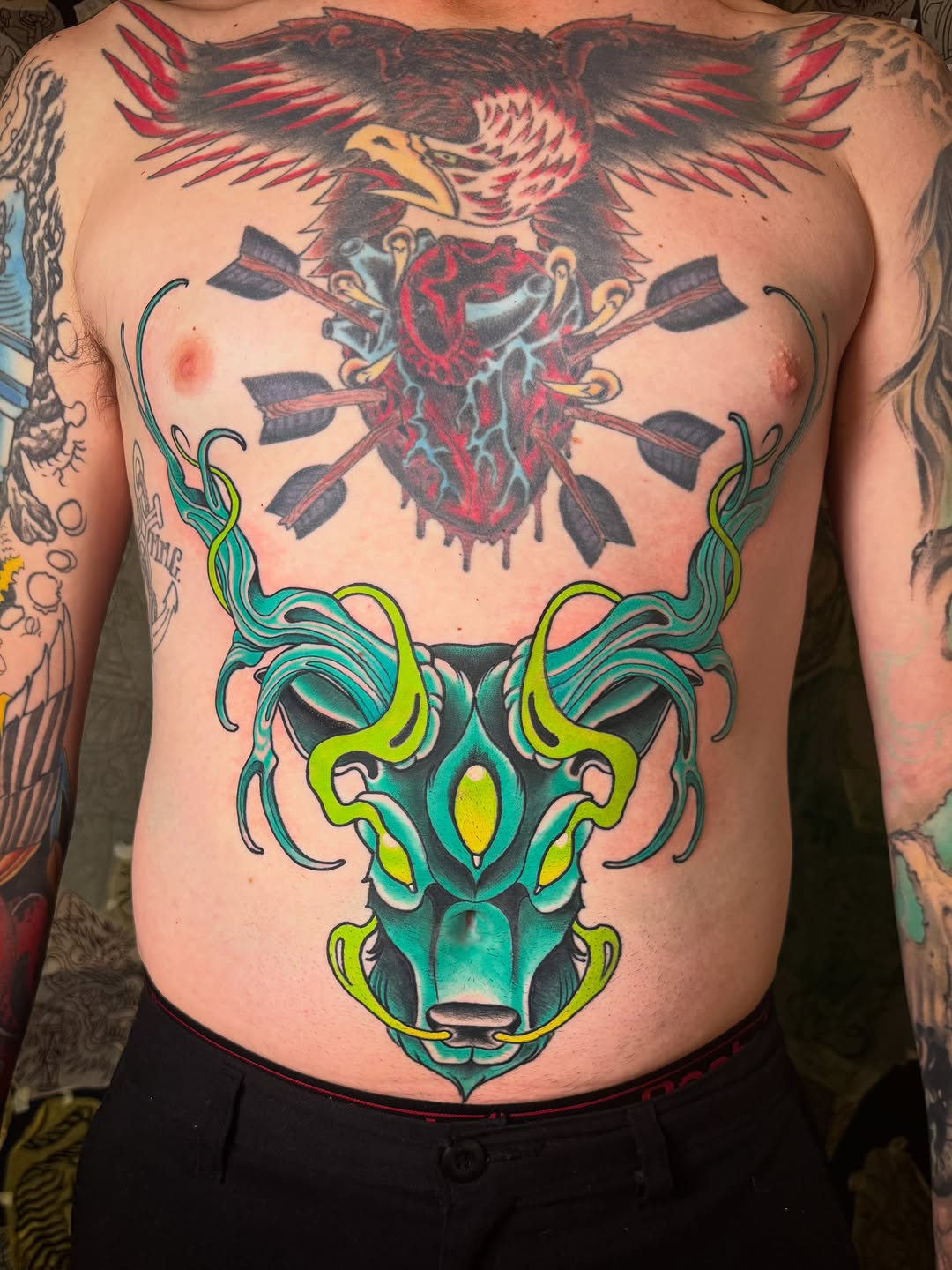 Tattoo by @_jesstattoos — new_school, illustrative