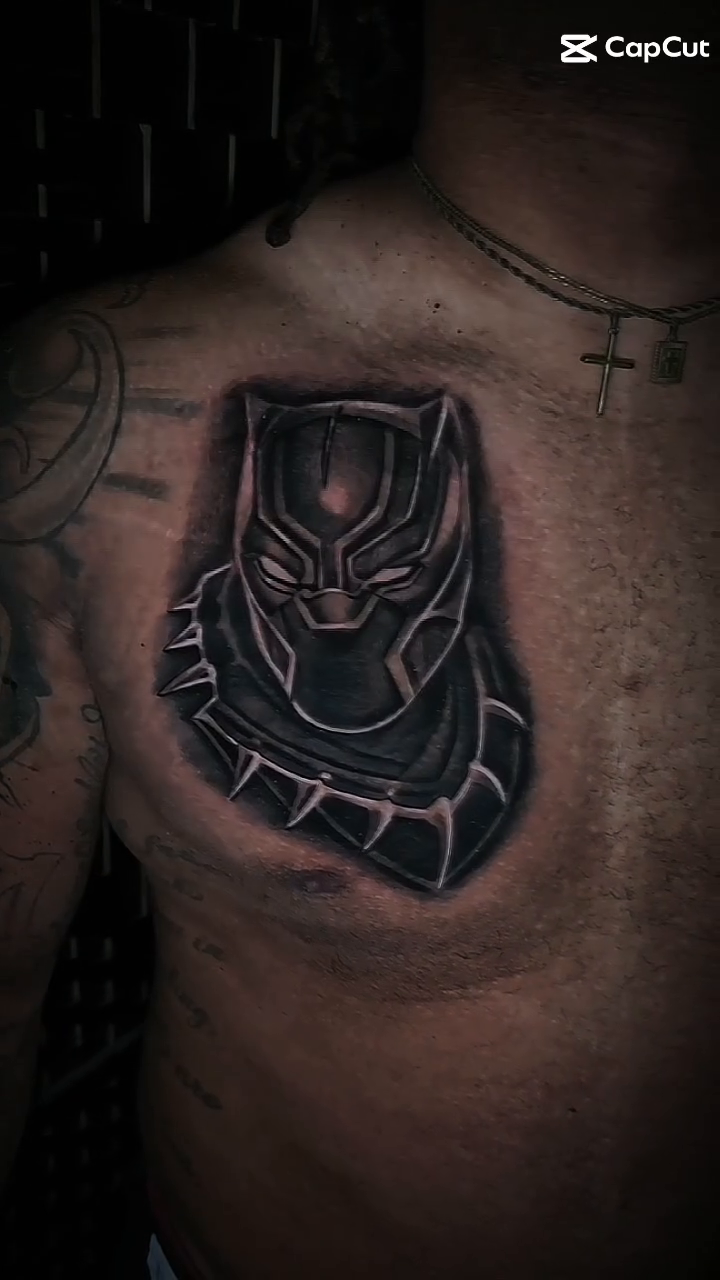 Tattoo by @bigcdotatts — black_and_grey, realism