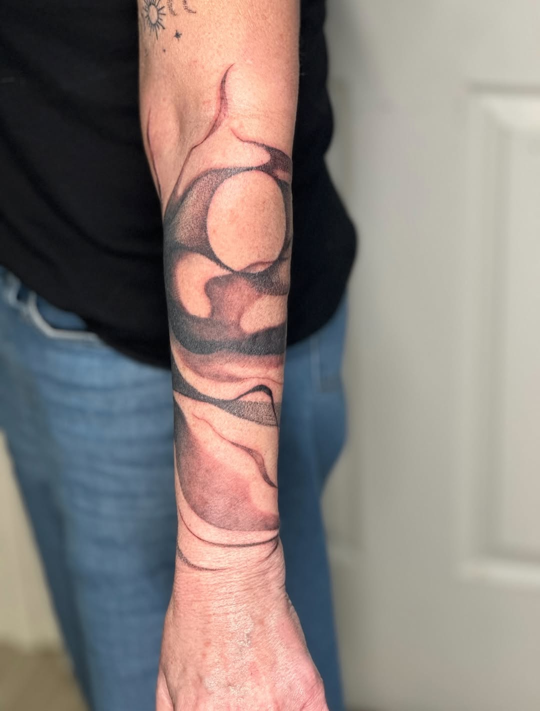 Tattoo by @nicolettemadlyne β black_and_grey, ornamental