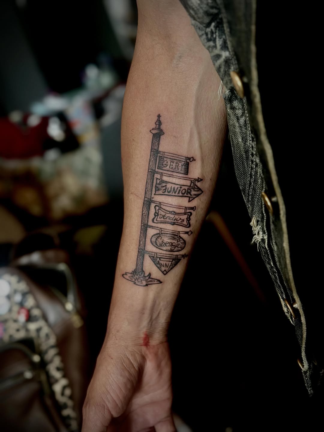 Tattoo by @ink.of.winchester — lettering_script, illustrative