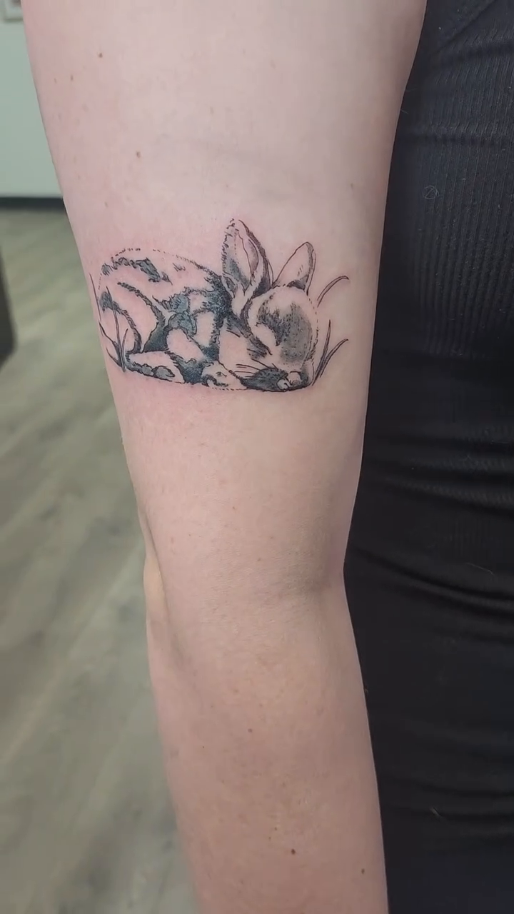 Tattoo by @merreart_007 β black_and_grey