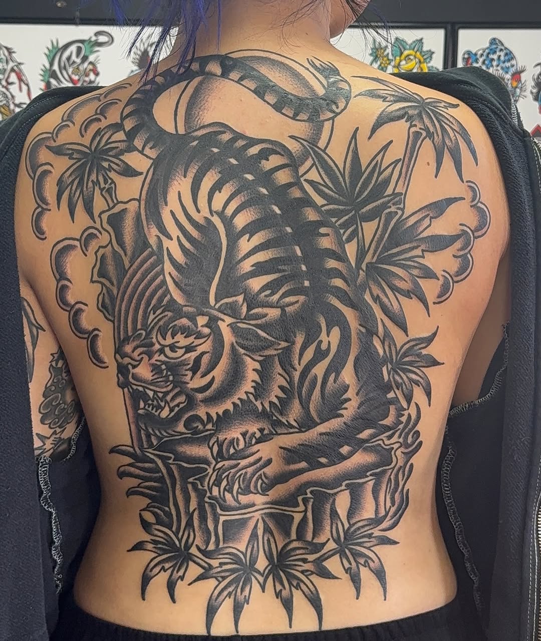 Tattoo by @vayiatattoos β japanese_irezumi, blackwork