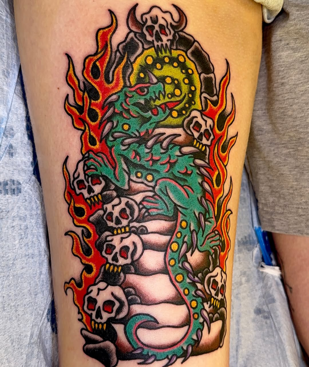 Tattoo by @vayiatattoos β american_traditional, illustrative