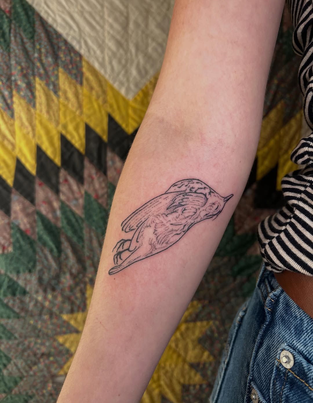 Tattoo by @soreoptimist — fine_line