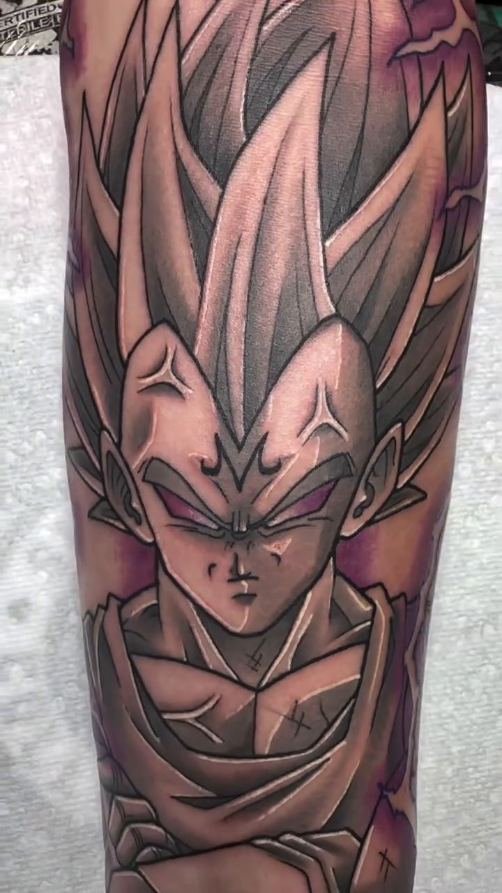 Tattoo by @hood_4_lifetattoos ā realism, anime