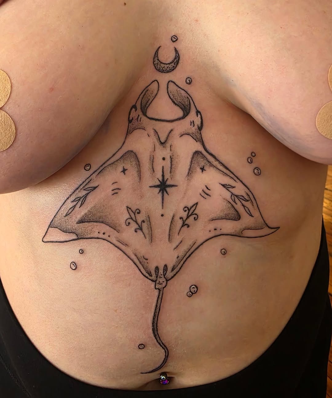 Tattoo by @solsticetattoonc β dotwork