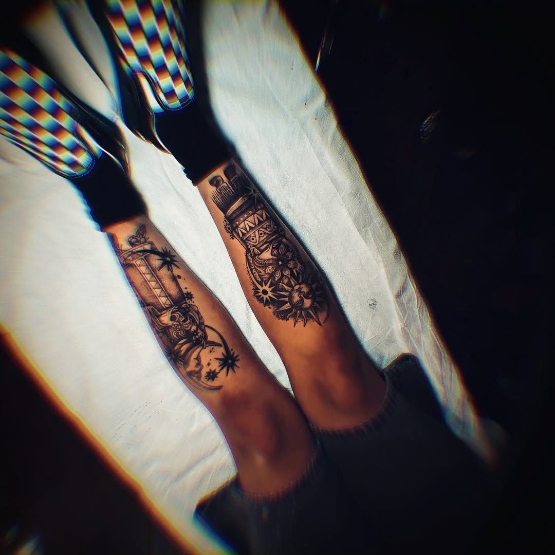 Tattoo by @tatmccoy — illustrative, black_and_grey