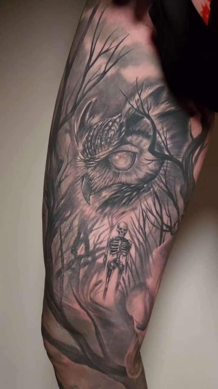 Tattoo by @neilohmie — dark_realism, black_and_grey