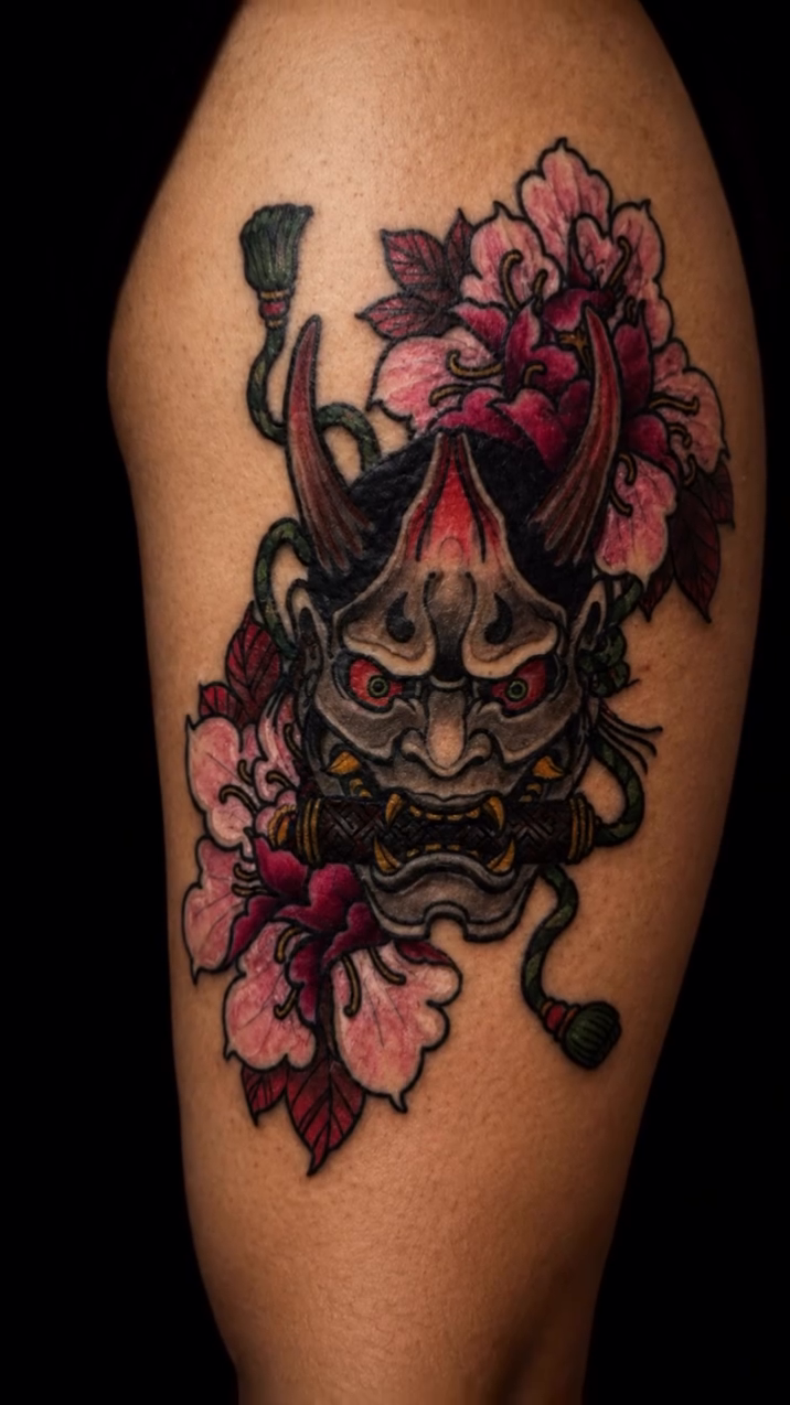 Tattoo by @king_christhian — japanese_irezumi, black_and_grey