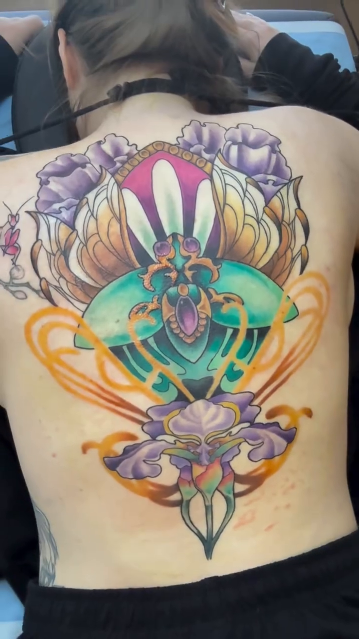 Tattoo by @sherick.tattoo — illustrative, ornamental