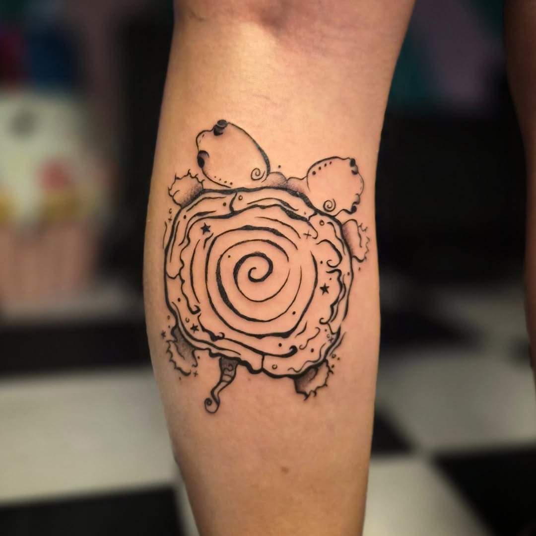 Tattoo by @wickedlilyink — illustrative, blackwork
