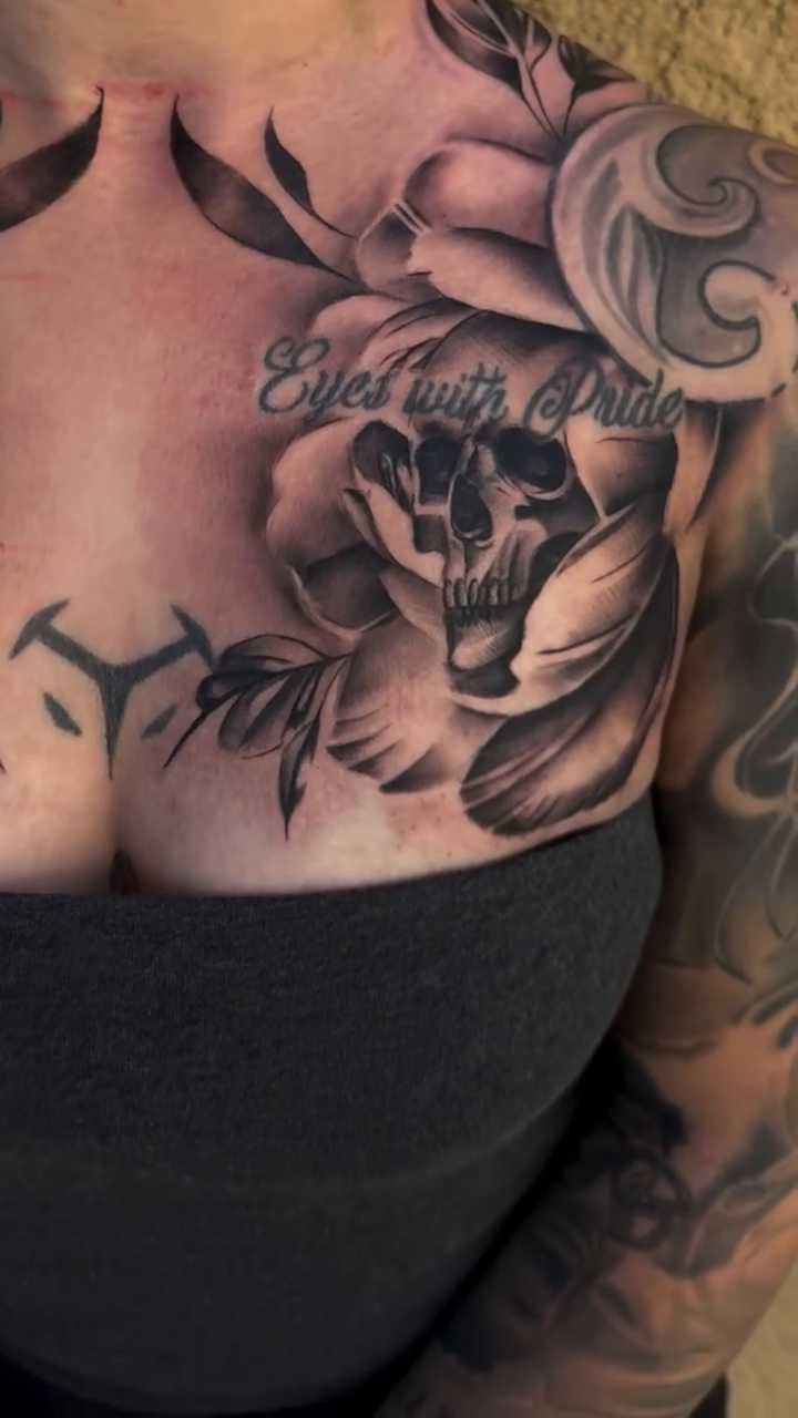 Tattoo by @alinas_tattoos — black_and_grey, realism