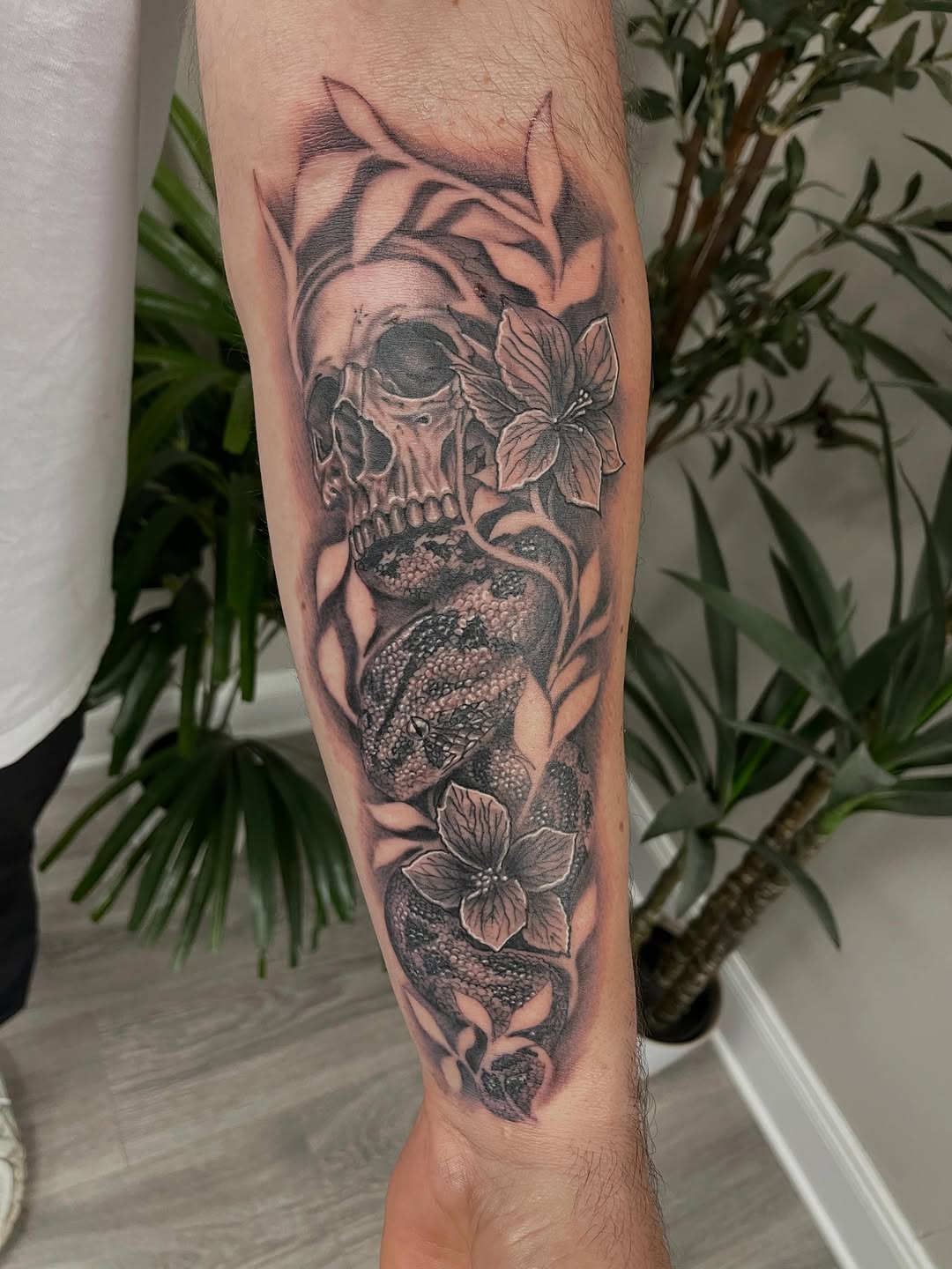 Tattoo by @bigreggtattoos — realism, black_and_grey