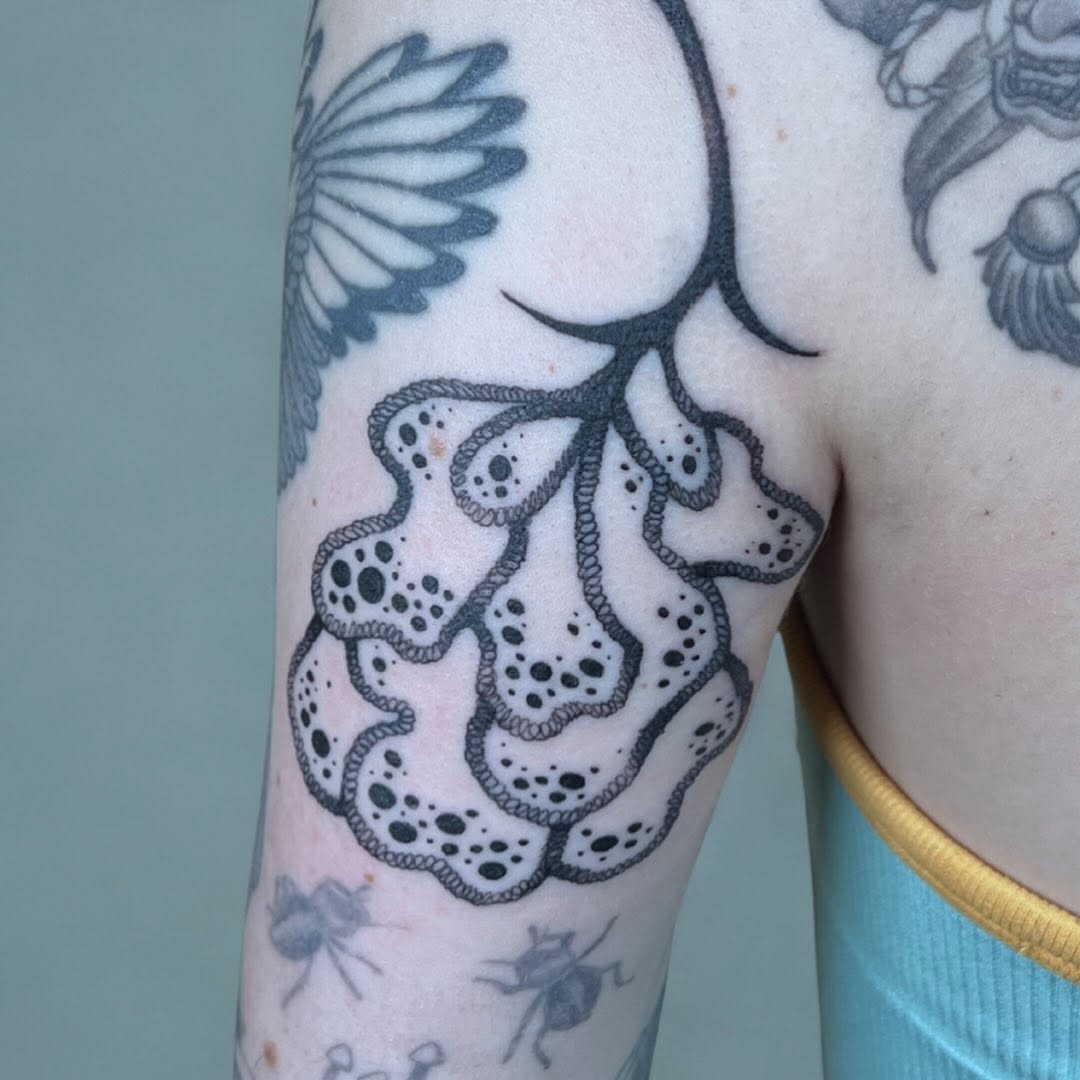 Tattoo by @smp.art_ — blackwork, dotwork