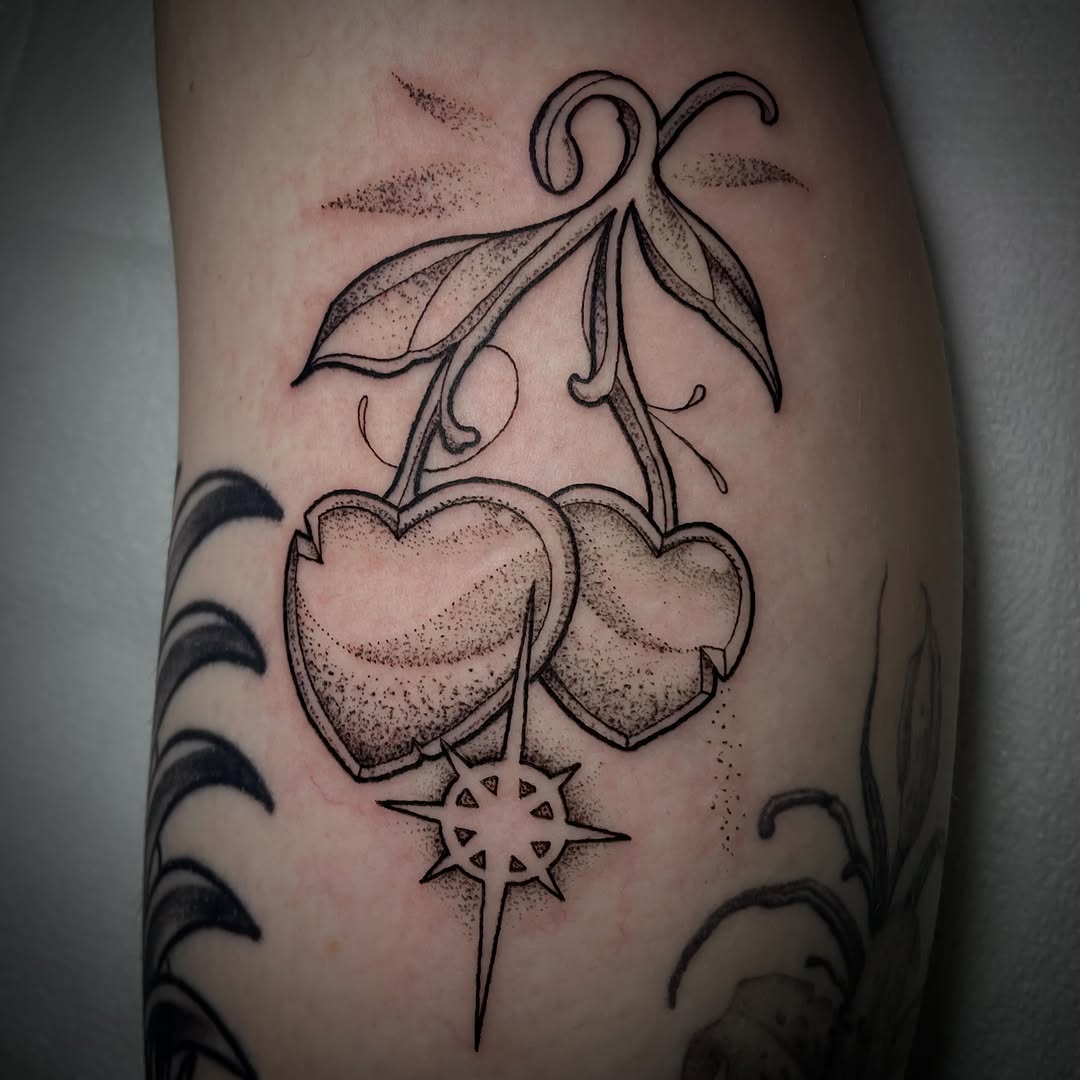 Tattoo by @tyler.shults โ fine_line, dotwork