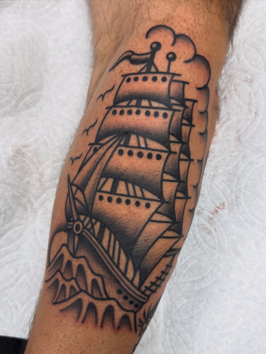 Tattoo by @joeyxtattoo — american_traditional, black_and_grey