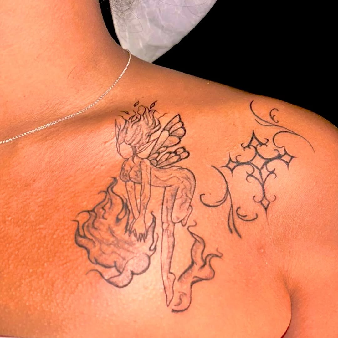 Tattoo by @theeartess — fine_line