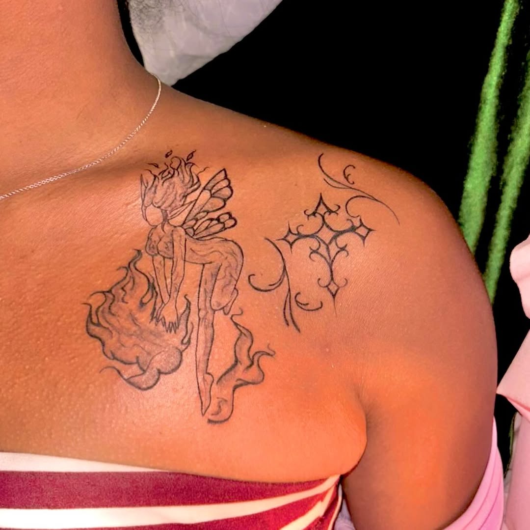 Tattoo by @theeartess — fine_line