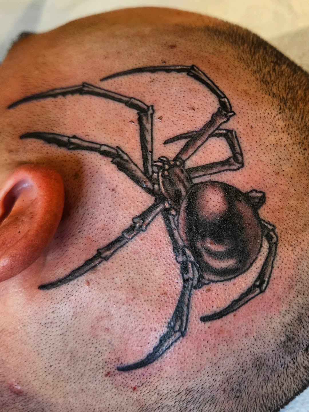 Tattoo by @owenmillertattoo — realism, black_and_grey