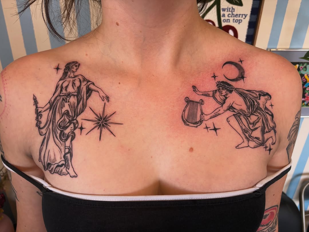 Tattoo by @ginkgo_inkk β black_and_grey