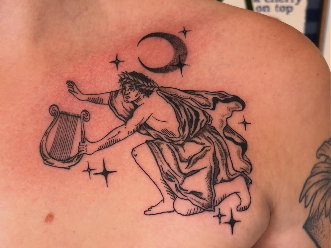 Tattoo by @ginkgo_inkk β black_and_grey