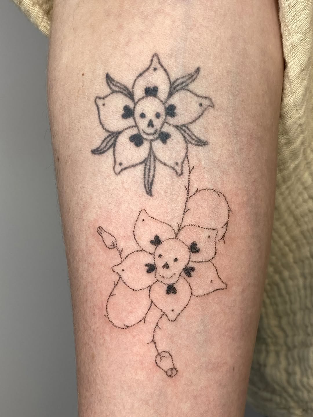 Tattoo by @pokyopokyo — fine_line, sketch
