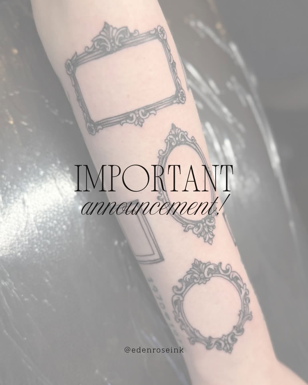 Tattoo by @edenroseink — ornamental