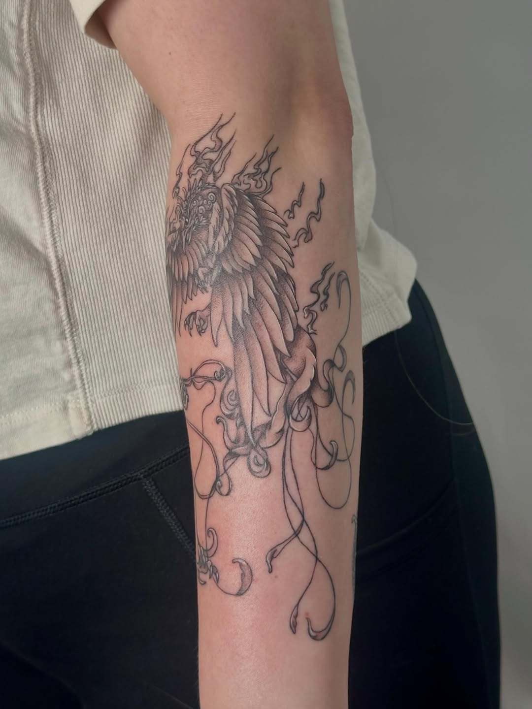 Tattoo by @kristenkooster — illustrative, fine_line