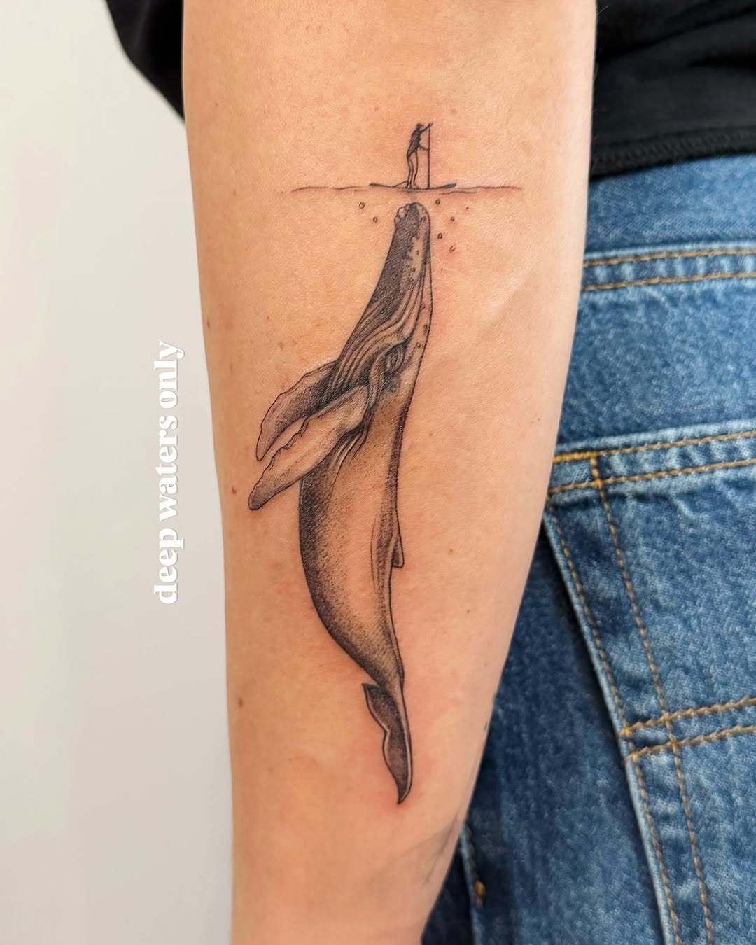 Tattoo by @fennec.fox.tats — illustrative, black_and_grey
