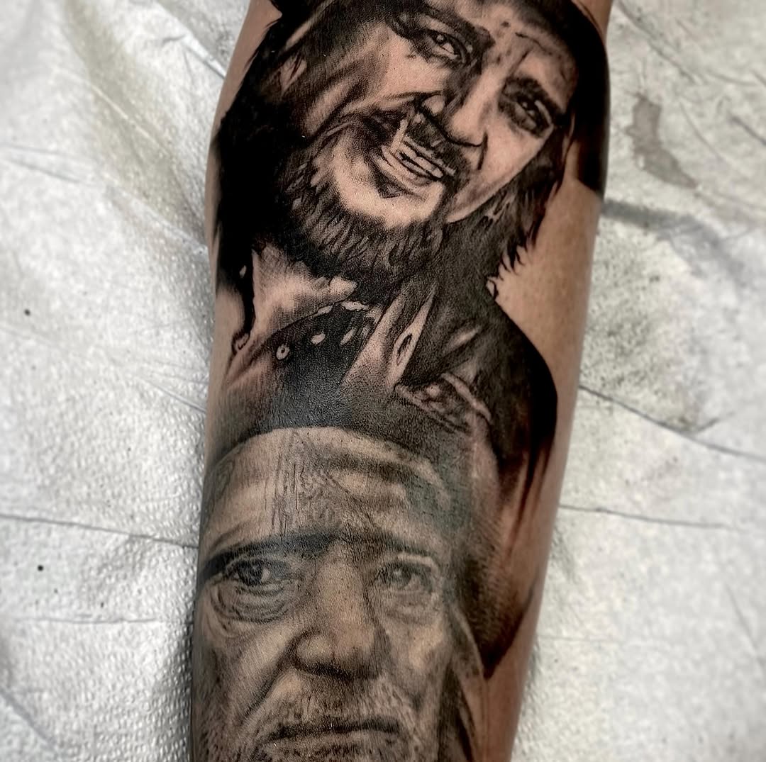Tattoo by @alexrockoff โ realism, black_and_grey