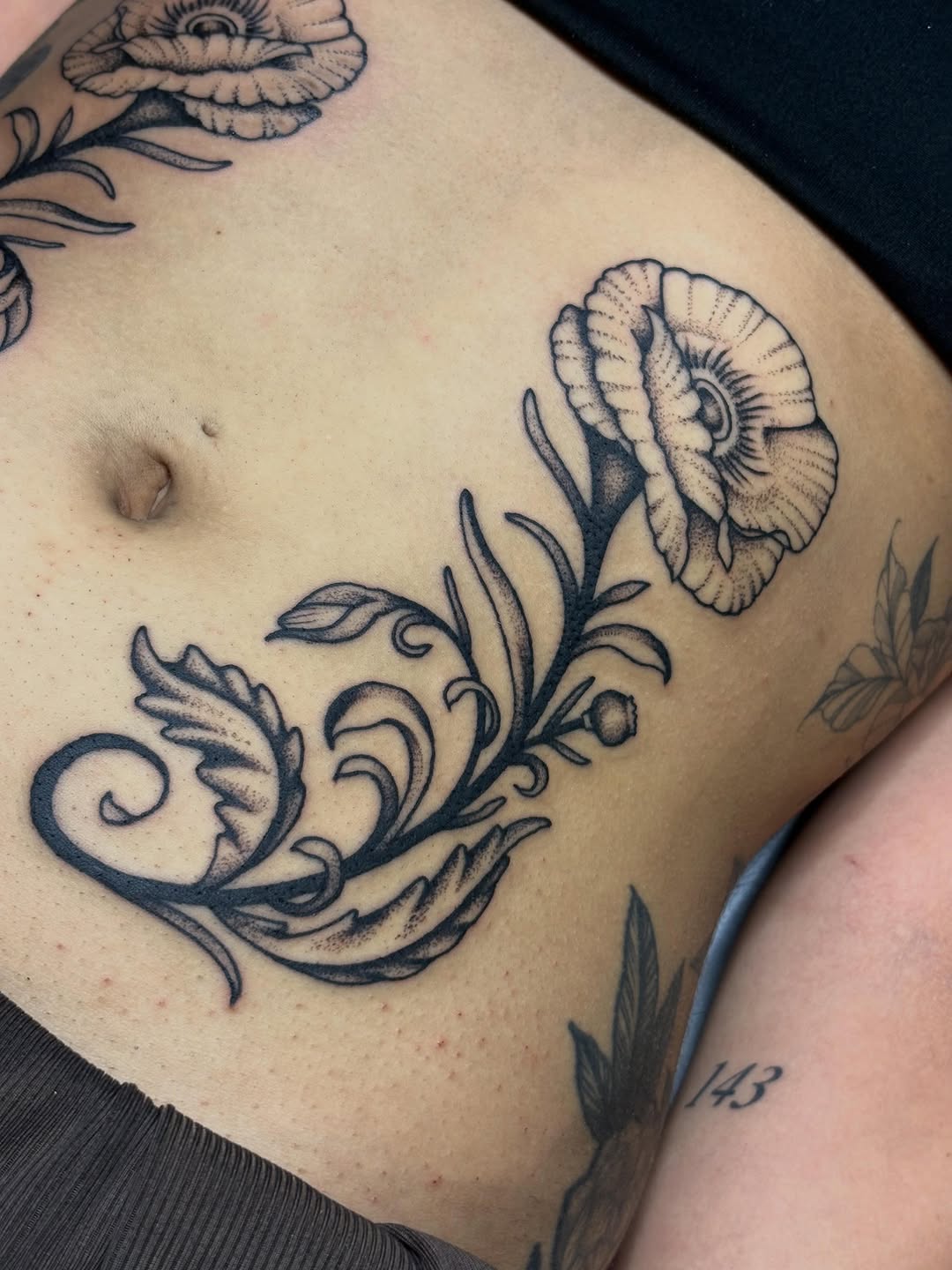 Tattoo by @sydthekidtattoos — black_and_grey