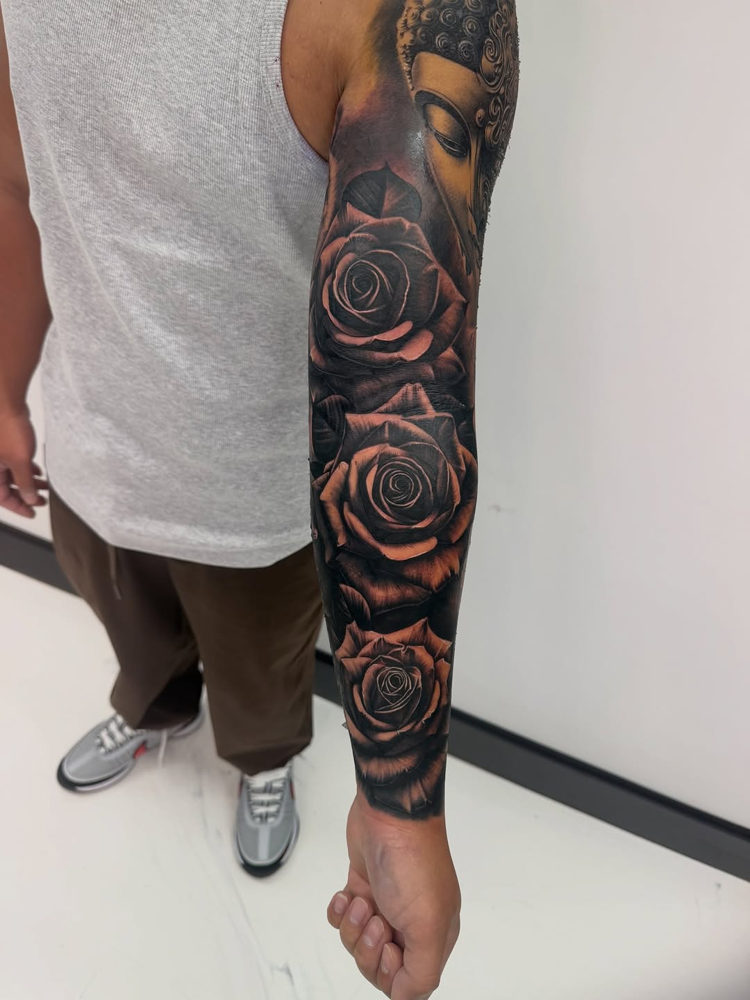 Tattoo by @la.wry โ realism, black_and_grey