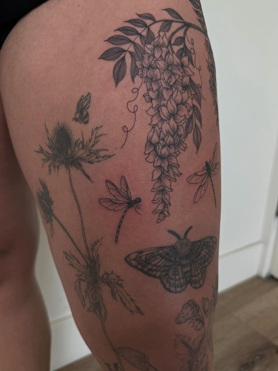 Tattoo by @bohemycollective — black_and_grey